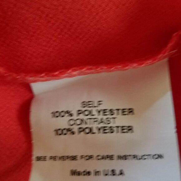 Orangish/Red LUSH Lightweight Topper/Open Front Jacket Size Small - Picture 6 of 7